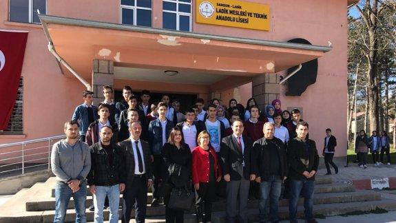 İlimizde PISA 2018 Sınavının Yapılacağı Okullardan olan Ladik Mesleki ve Teknik Anadolu Lisesi´ni Ziyaret Ettik