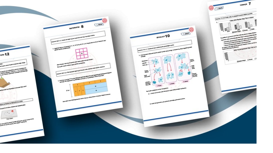 1. DÖNEM 1. YAZILI SINAVLARINA İLİŞKİN ÖRNEK SORU KİTAPÇIKLARI YAYIMLANDI
